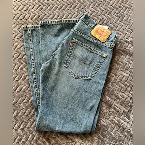 Levis 527 Jean Mens 31x30 Medium Wash Blue Slim Bootcut Denim Western
